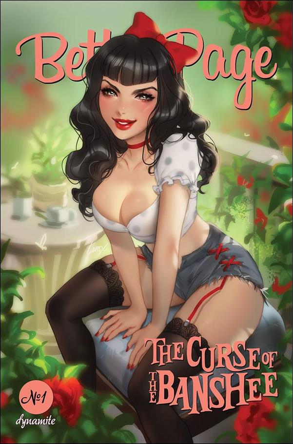 Bettie Page: The Curse of the Banshee issue 1-G Leirix Li Cover