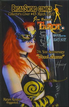 Tarot: Witch of the Black Rose issue 43-C 7th Anniversary Signed Photo Cover w/COA 1/1000
