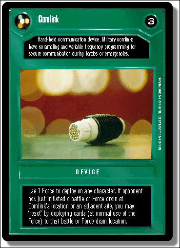 Star Wars: Premiere Limited (Base Set) card 39 Comlink