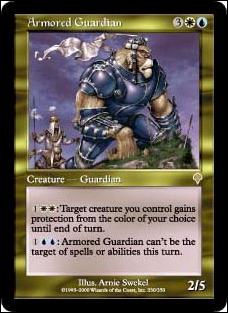 Magic the Gathering: Invasion (Base Set) card 230 Armored Guardian