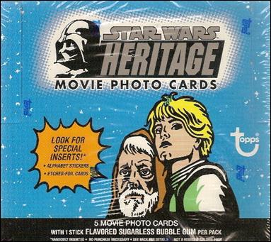 Star Wars Heritage card 1-B Sealed Retail Box