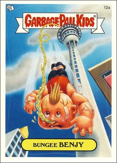 Garbage Pail Kids All-New Series 2 (Base Set)   card 12a Bungee Benjy