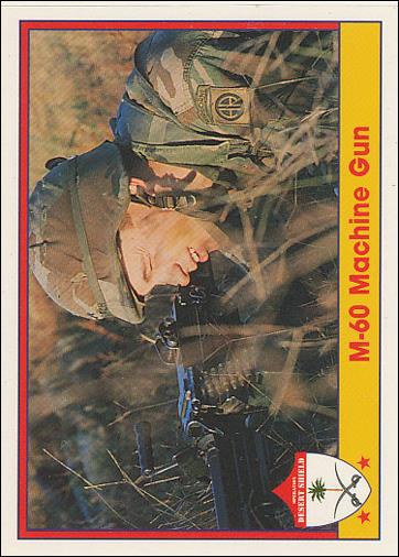 Operation Desert Shield (Base Set) card 42 M-60 Machine Gun