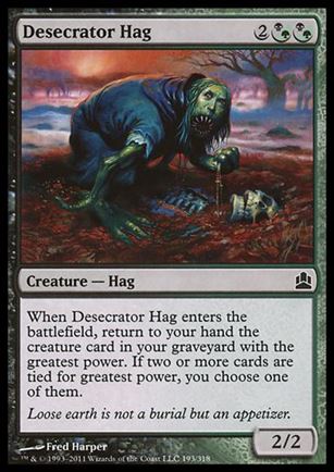 Magic the Gathering: Commander (Base Set) card 193 Desecrator Hag