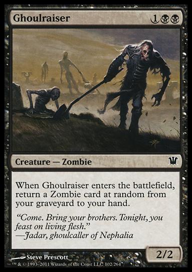 Magic the Gathering: Innistrad (Base Set) card 102 Ghoulraiser