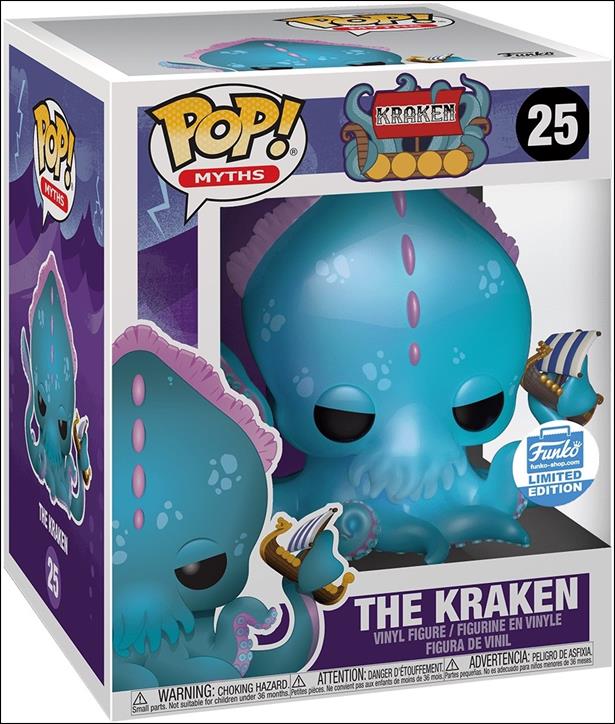 POP! Myths figure 25 The Kraken (6 Inch) Funko Shop Exclusive