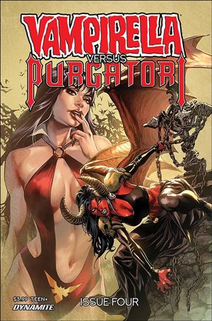 Vampirella vs Purgatori issue 4-B Carlo Pagulayan Cover