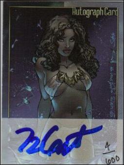 Michael Turner's Fathom (Autograph Subset) card nn-T Caldwe Talent Caldwell 1/600