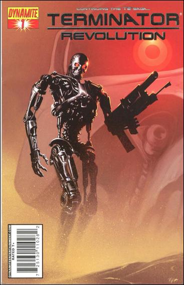Terminator: Revolution issue 1-C Richard Isanove Foil Cover with COA 1/100