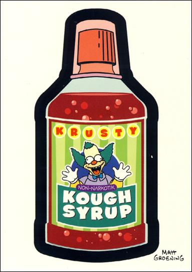 Simpsons Mania! (Base Set) card 49 Krusty Kough Syrup