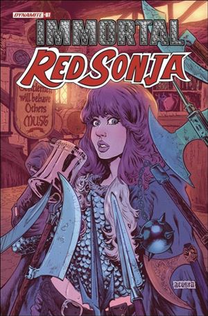 Immortal Red Sonja issue 7-D Dave Acosta Cover