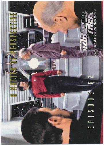 Star Trek: The Next Generation - The Episode Collection Season Three (Base Set) card 272 A Matter of Perspective, Episode 62B
