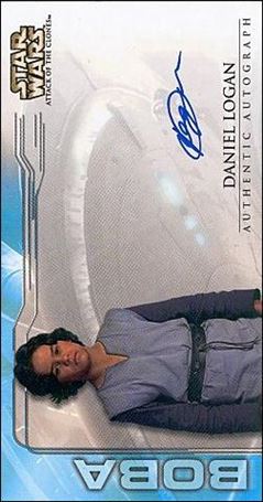 Star Wars: Attack of the Clones Widevision  (Autograph Subset) card nn24 Daniel Logan - Boba Fett (1:570 Packs)