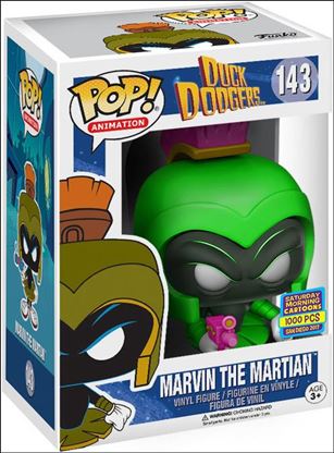 POP! Animation figure 143-D Marvin The Martian (Green) SDCC 2017 1/1000