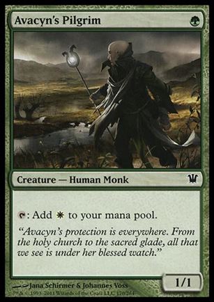 Magic the Gathering: Innistrad (Base Set) card 170 Avacyn's Pilgrim