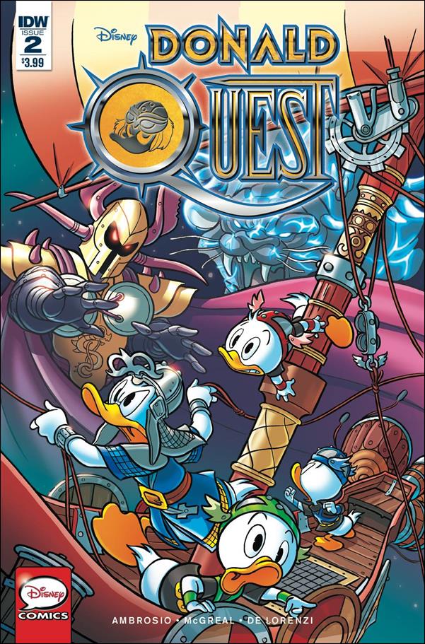 Donald Quest issue 2 Andrea Freccero Cover