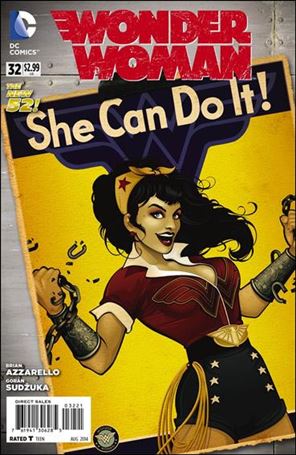 Wonder Woman (2011) issue 32-B Ant Lucia Bombshells Cover