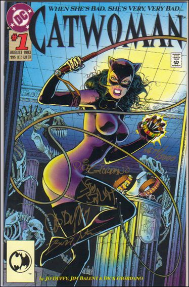 Catwoman (1993) issue 1-B Catch a Star (Signed by creative team) 1/5000