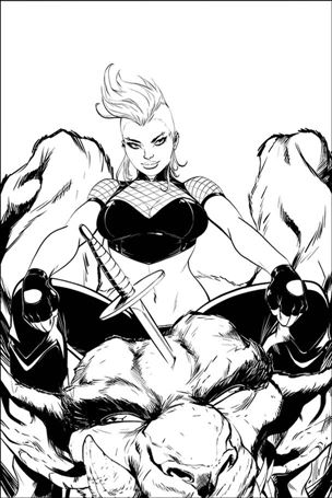 Chastity (2019) issue 2-D Ale Garza 1:4 Black & White Virgin Cover