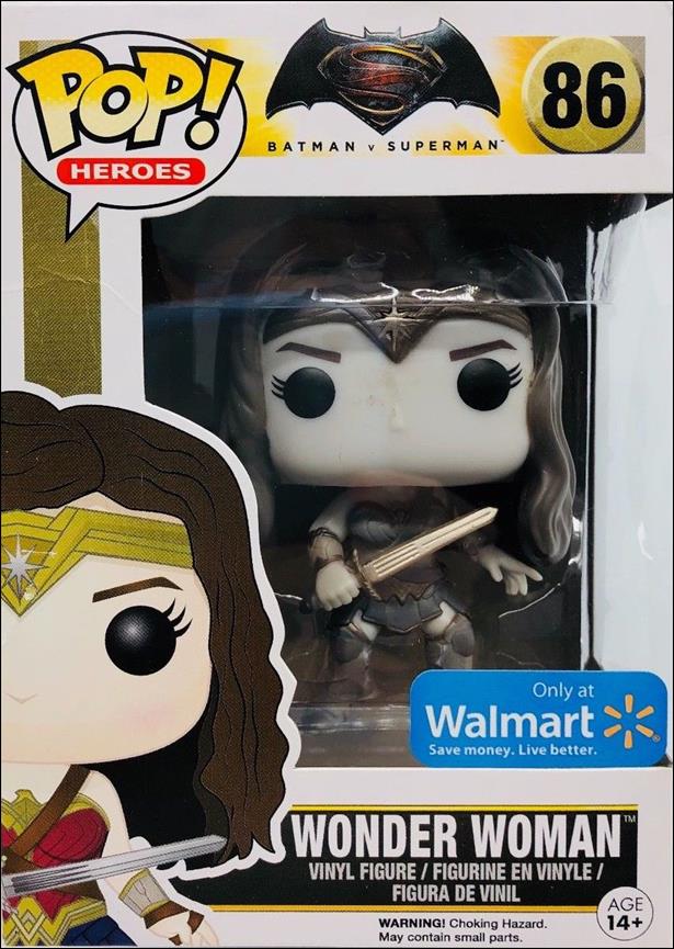 POP! Heroes figure 86-B Wonder Woman (Sepia) Walmart Exclusive