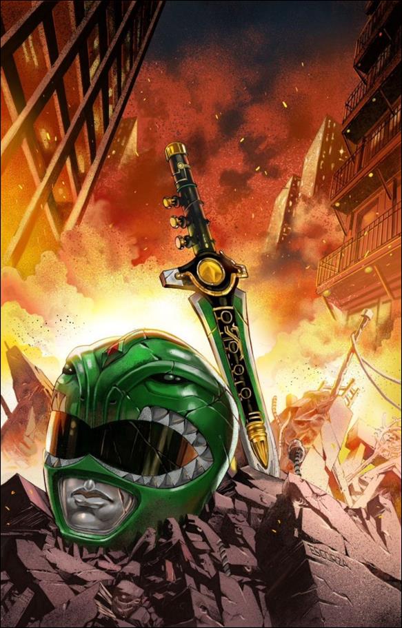 Mighty Morphin Power Rangers: The Return issue 3-G Esau Escorza "Helmet" Virgin Incentive Cover
