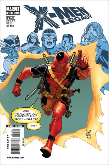 X-Men Legacy (2008) issue 233-B 1:15 "Deadpool" Cover