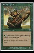 Magic the Gathering: 7th Edition (Base Set) card 241 Elvish Lyrist