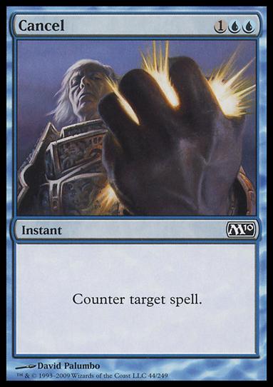 Magic the Gathering: 2010 Core Set (Base Set) card 44 Cancel