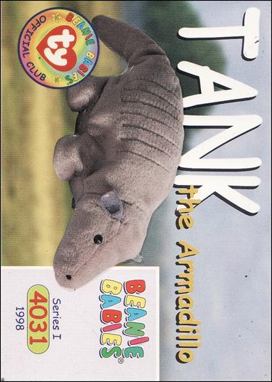 Beanie Babies Series 1 (Base Set) card 132 Tank the Armadillo