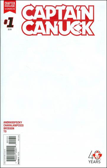 Captain Canuck (2015) issue 1-D Blank 1:10 Cover
