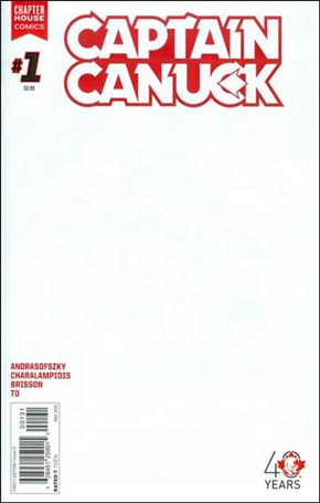 Captain Canuck (2015) issue 1-D Blank 1:10 Cover