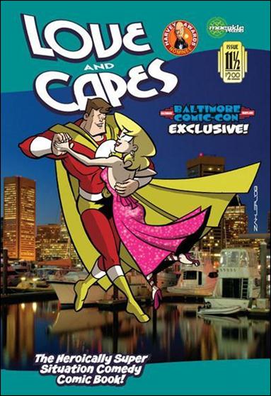 Love and Capes issue 11 1/2-B Baltimore Comic-Con Cover