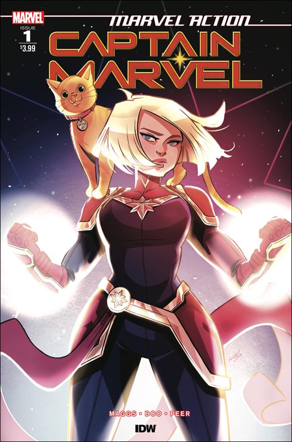 Marvel Action: Captain Marvel (2019) issue 1 Sweeney Boo Cover