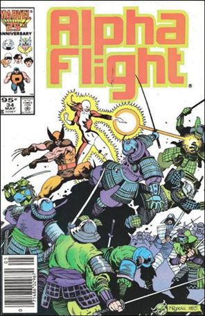 Alpha Flight (1983) issue 34-C Canadian Price Cover