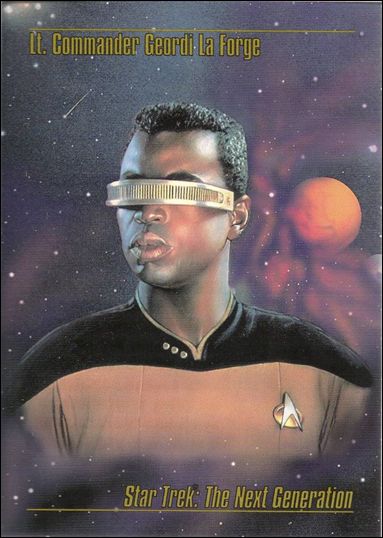 Star Trek Master Series: Series 1 (Base Set) card 13 Lt. Commander Geordi La Forge
