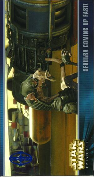Star Wars: Episode I Widevision: Series 1 (Expansion Subset) card X-25 Sebulba Coming Up Fast!