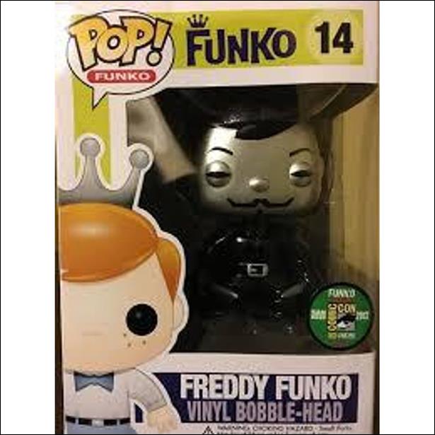 Pop! Funko - Freddy Funko figure 14-B Freddy Funko (V for Vendetta) SDCC  Metallic