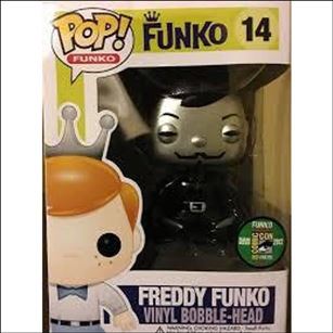 Pop! Funko - Freddy Funko figure 14-B Freddy Funko (V for Vendetta) SDCC  Metallic