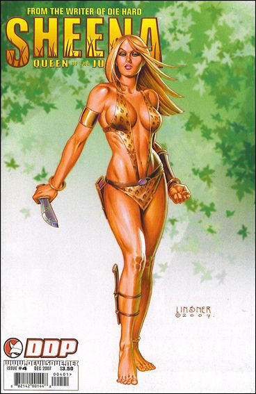 Sheena, Queen of the Jungle (2007) issue 4-B Joseph Michael Linsner Cover