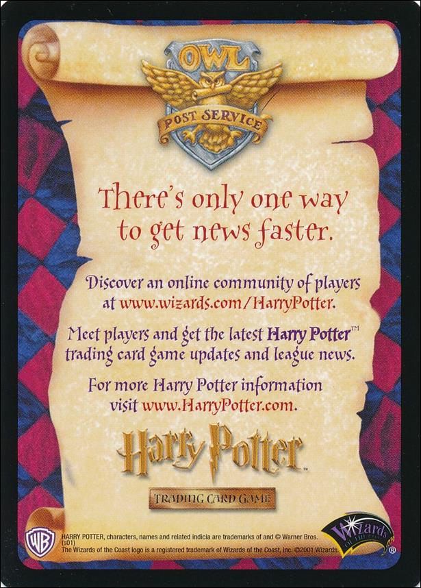 Harry Potter (Promos) card 3 Owl Post Service