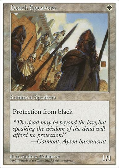 Magic the Gathering: 5th Edition (Base Set) card 24 Death Speakers