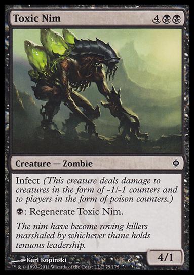 Magic the Gathering: New Phyrexia card 75 Toxic Nim