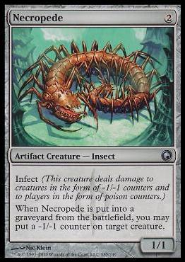 Magic the Gathering: Scars of Mirrodin (Base Set) card 185 Necropede