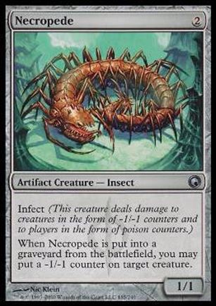 Magic the Gathering: Scars of Mirrodin (Base Set) card 185 Necropede