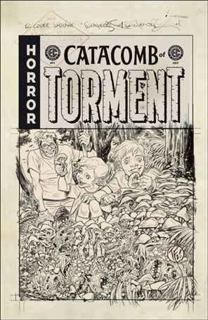 Catacomb of Torment issue 1-F Tom Fowler B&W 1:20 Cover