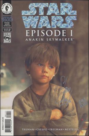 Star Wars: Episode I Anakin Skywalker issue nn-E DF Holofoil Photo Cover (Signed by Crespo) 1/10000