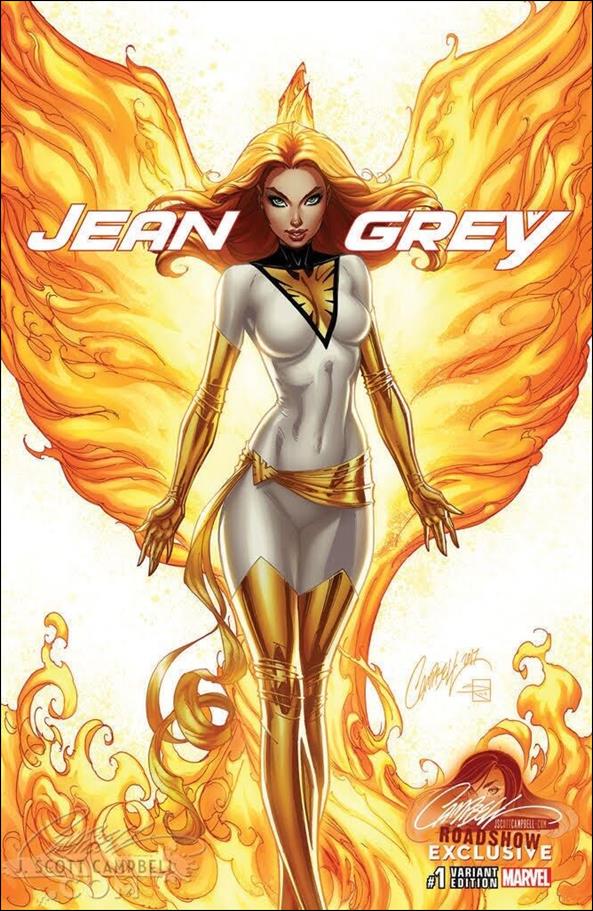 Jean Grey (2017) issue 1-P J Scott Campbell "White Phoenix" Convention Cover