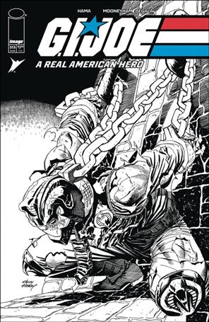 G.I. Joe: A Real American Hero (2023) issue 315-B Andy Kubert B&W Cover