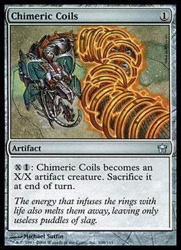 Magic the Gathering: Fifth Dawn (Base Set) card 108 Chimeric Coils