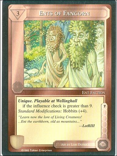 Middle-Earth: The Wizards (Base Set) card 141 Ents of Fangorn